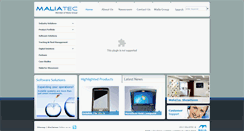 Desktop Screenshot of maliatec.com