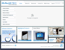 Tablet Screenshot of maliatec.com